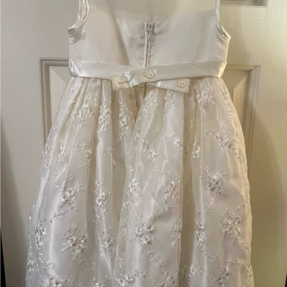 Cinderella Off-White Little Girls Dress with Cardigan Size 3T - Picture 5 of 7